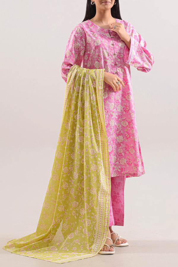Printed Lawn Stitched 3 Piece