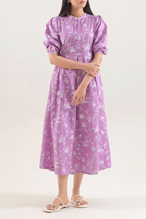 Printed Lawn Stitched Dress