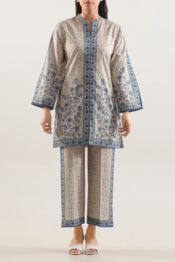 Printed Lawn Stitched 2 Piece (Shirt/Trouser)