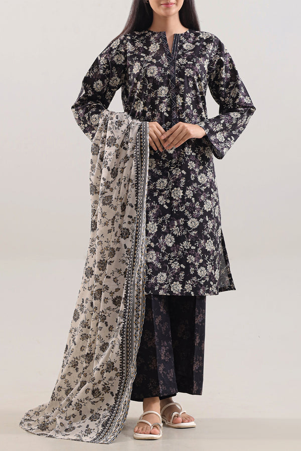 Printed Lawn Stitched 3 Piece