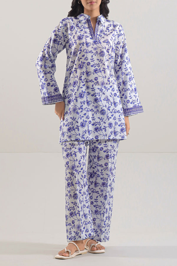 Printed Lawn Stitched 2 Piece (Shirt/Trouser)
