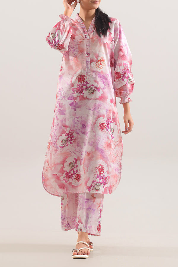 Printed Cambric Stitched 2 Piece (Shirt/Trouser)