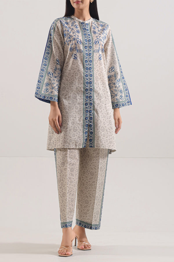 Printed Lawn Stitched 2 Piece (Shirt/Trouser)