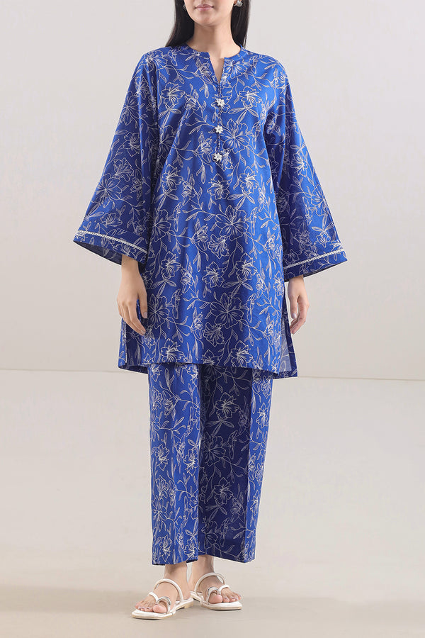 Printed Lawn Stitched 2 Piece (Shirt/Trouser)