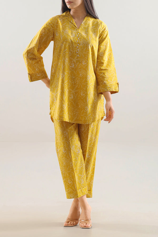 Printed Lawn Stitched 2 Piece (Shirt/Trouser)