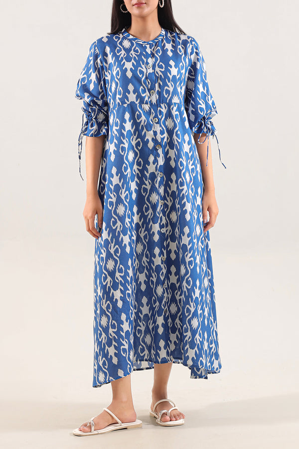 Printed Arabic Lawn Stitched Dress