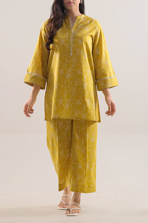 Printed Lawn Stitched 2 Piece (Shirt/Trouser)