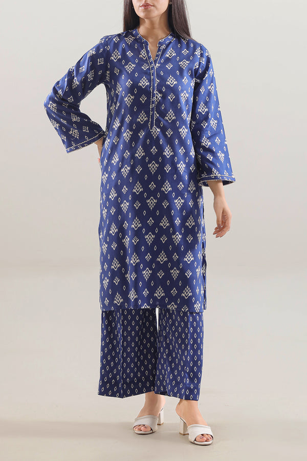 Printed Arabic Lawn Stitched 2 Piece (Shirt/Trouser)