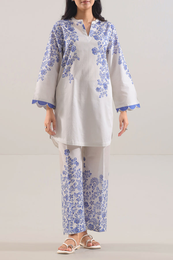 Printed Lawn Stitched 2 Piece (Shirt/Trouser)