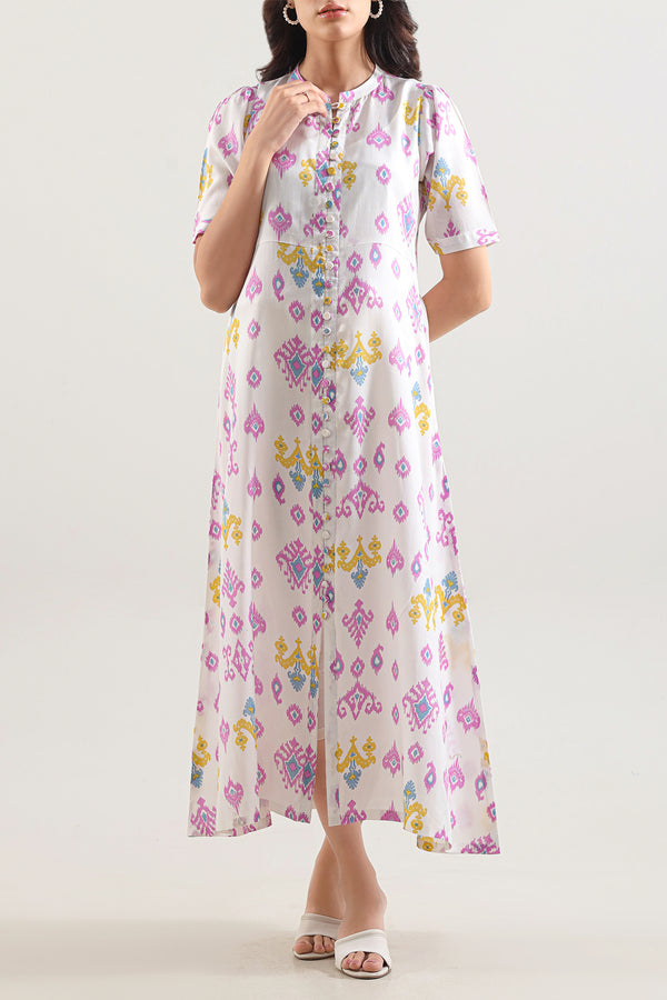 Printed Silk Touch Stitched Shirt