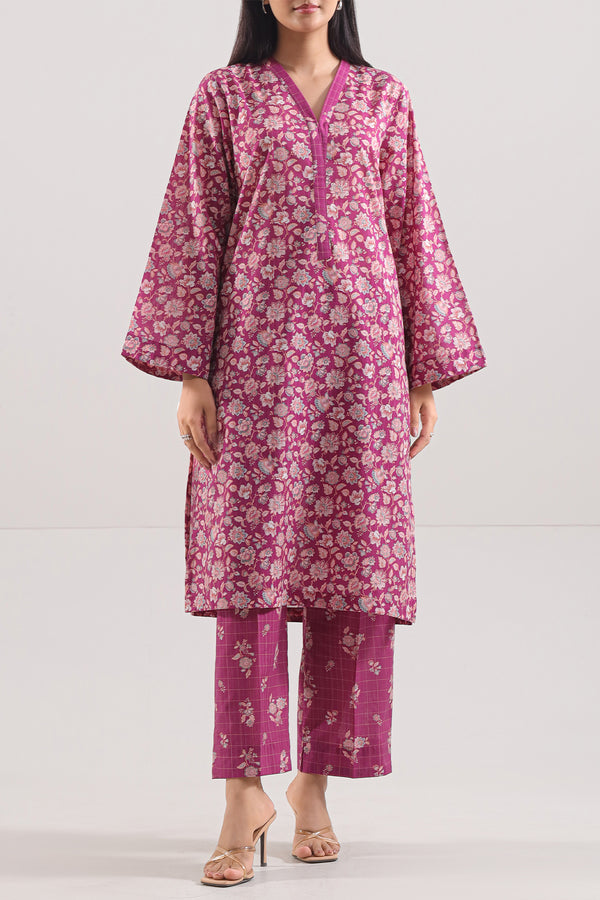 Printed Lawn Stitched 2 Piece (Shirt/Trouser)