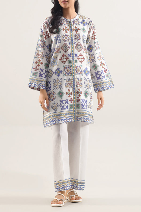 Printed Lawn Stitched 2 Piece (Shirt/Trouser)