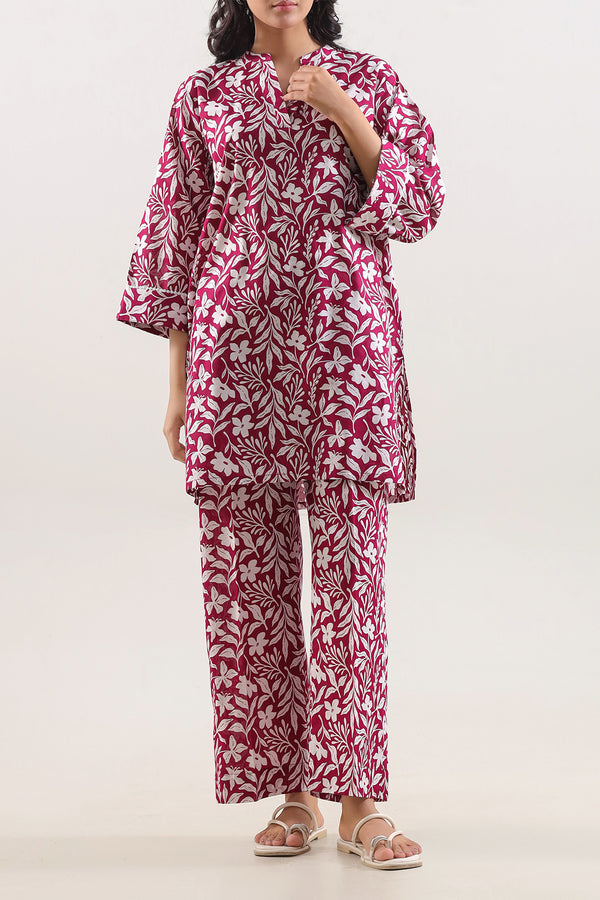 Printed Lawn Stitched 2 Piece (Shirt/Trouser)