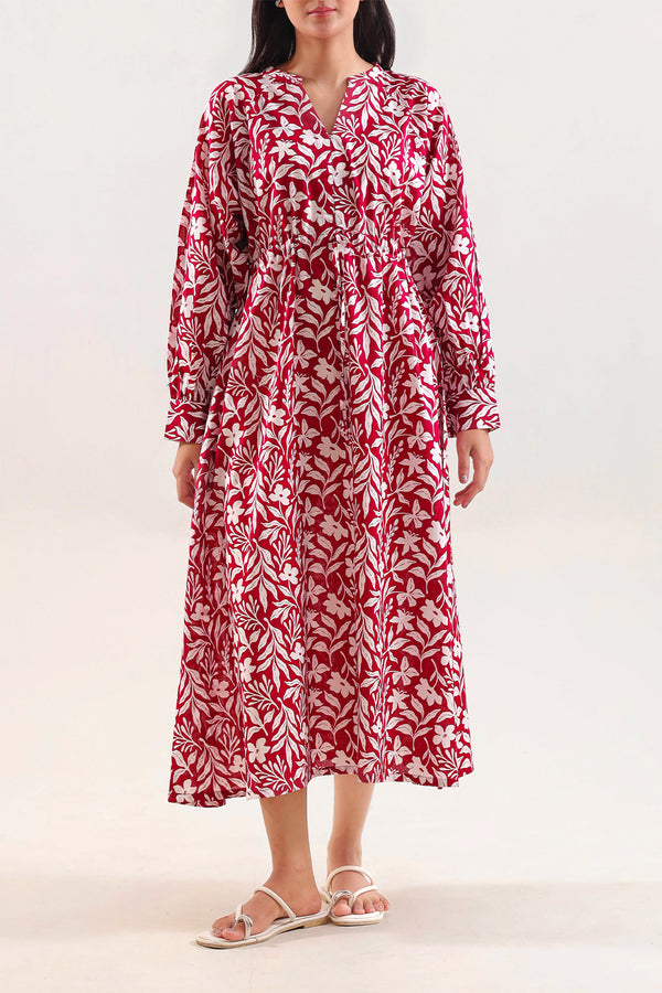 Printed Cambric Stitched Shirt