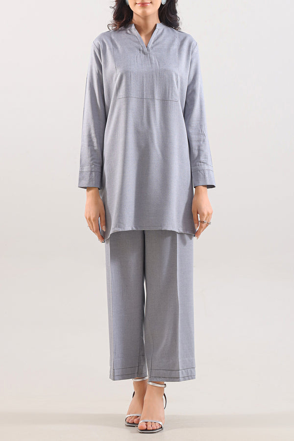 Solid Easy Care Weave Stitched 2 Piece (Shirt/Trouser)