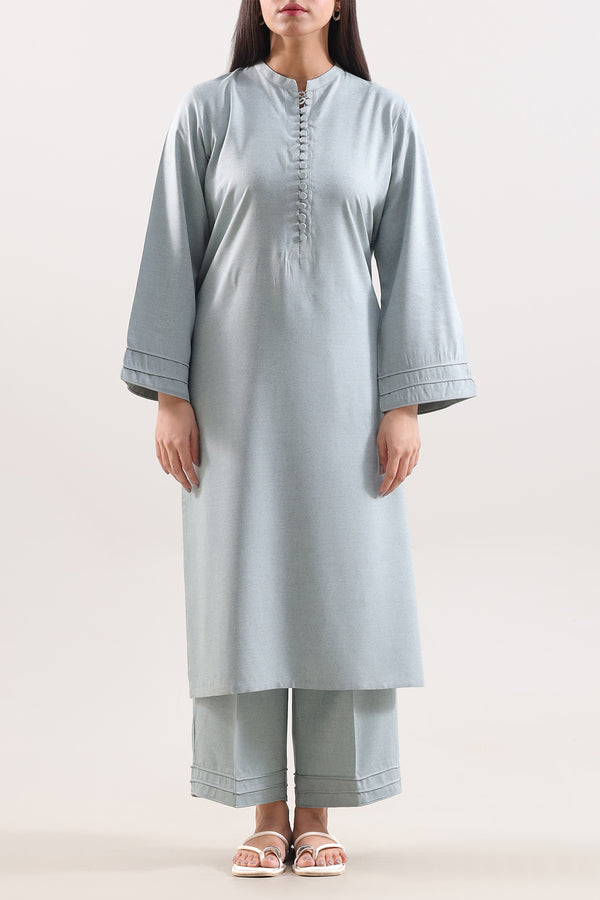 Solid Easy Care Weave Stitched 2 Piece (Shirt/Trouser)