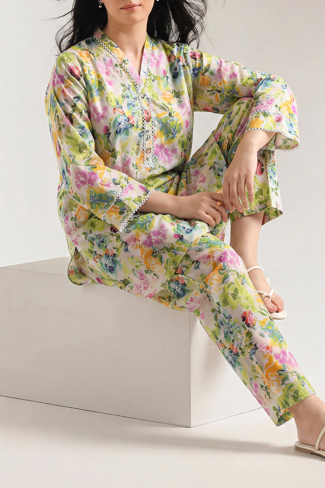 Stitched Lawn Suit – Printed (2PC Or Shirt)