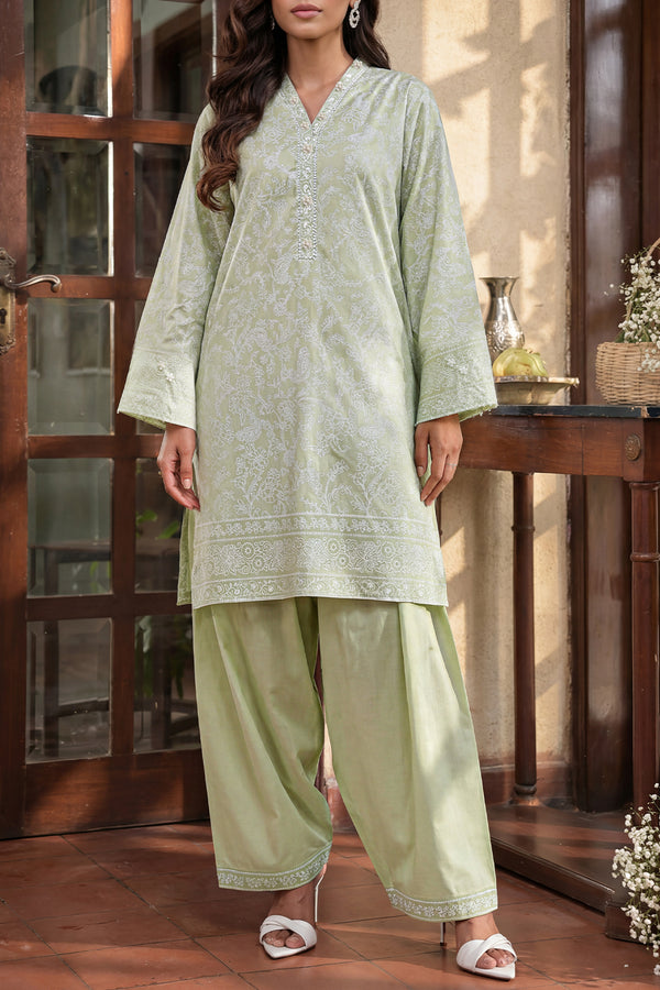 Printed Lawn Stitched 2 Piece (Shirt/Trouser)