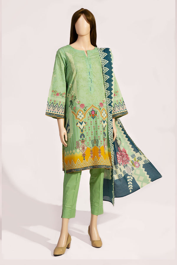 Printed Lawn Stitched 3 Piece