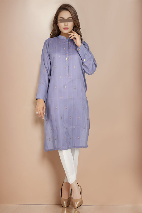 Jacquard Cotton Stitched Shirt