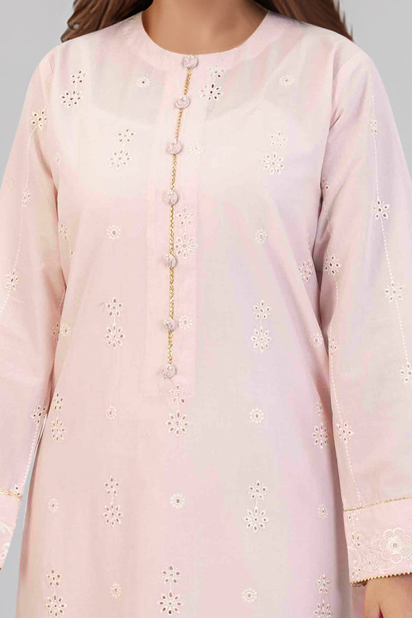 Solid Embroidered Cotton Stitched Shirt