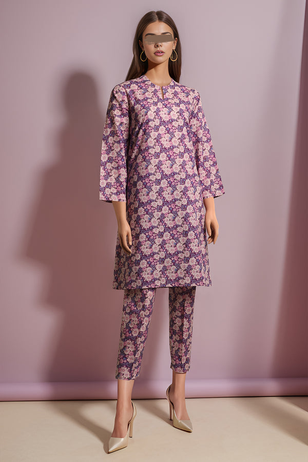 Printed Khaddar Stitched 2 Piece (Shirt/Trouser)