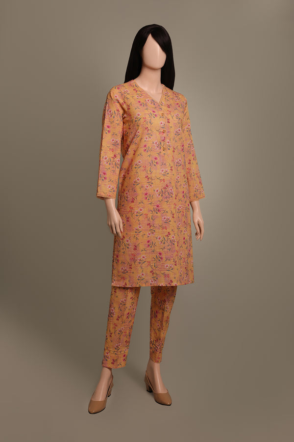 Printed Khaddar Stitched 2 Piece (Shirt/Trouser)