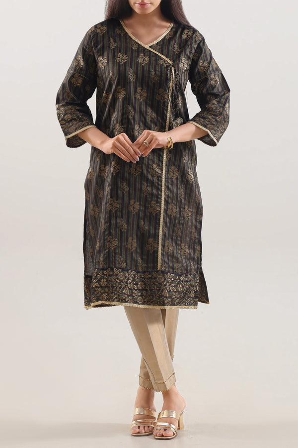 Jacquard Cotton Stitched Shirt & Bottom