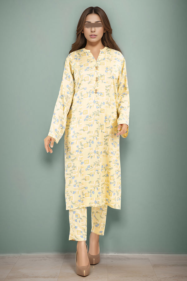 Printed Viscose Twill Stitched 2 Piece (Shirt/Trouser)