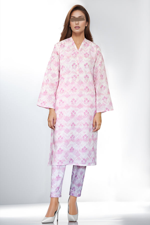 Printed Khaddar Stitched 2 Piece (Shirt/Trouser)