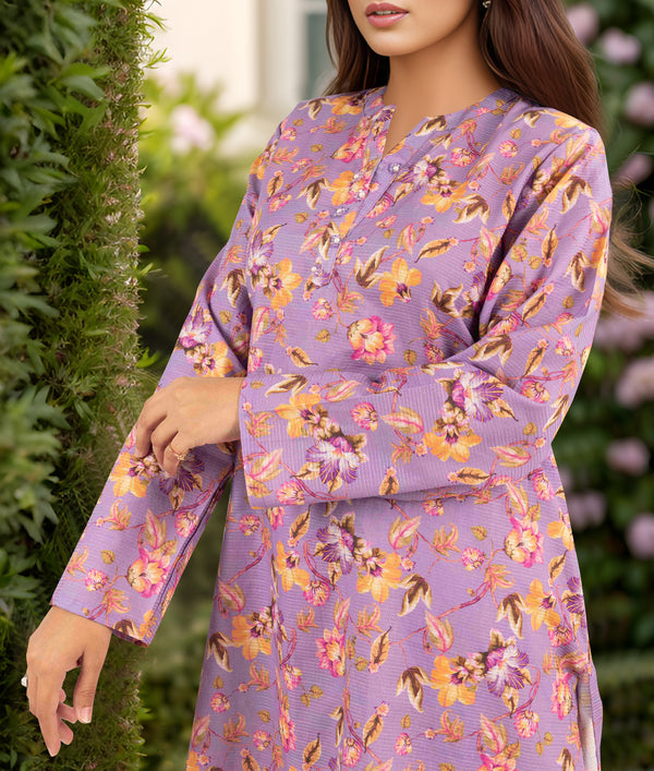 Printed Cambric Stitched Shirt