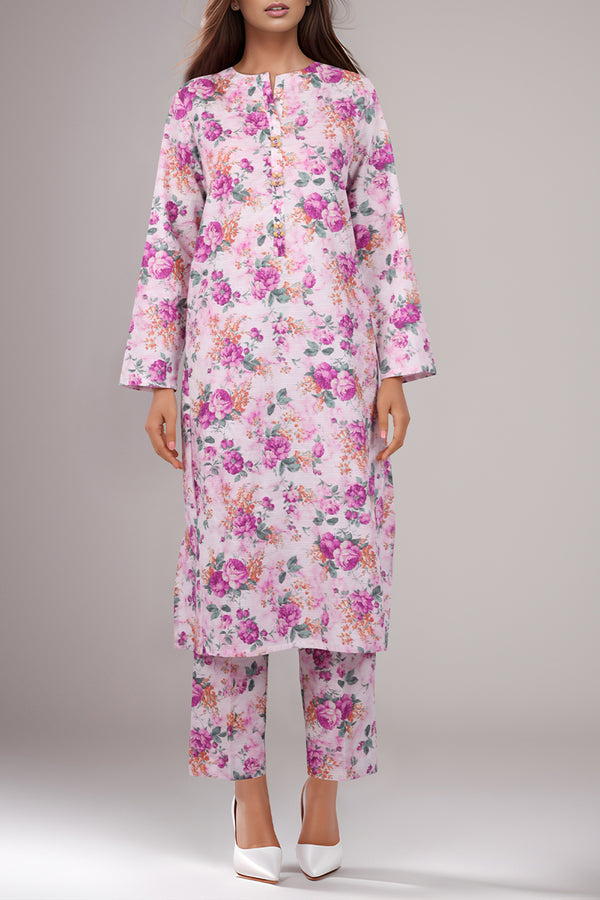 Printed Cambric Stitched Shirt