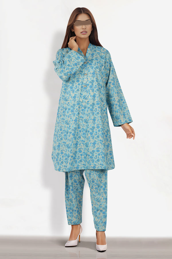 Printed Lawn Stitched 2 Piece (Shirt/Trouser)