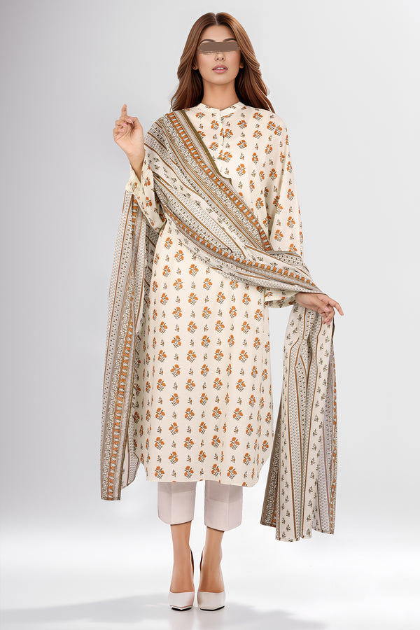 Printed Lawn Stitched 2 Piece (Shirt/Dupatta)