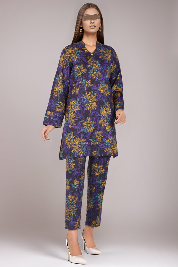 Printed Lawn Stitched 2 Piece (Shirt/Trouser)