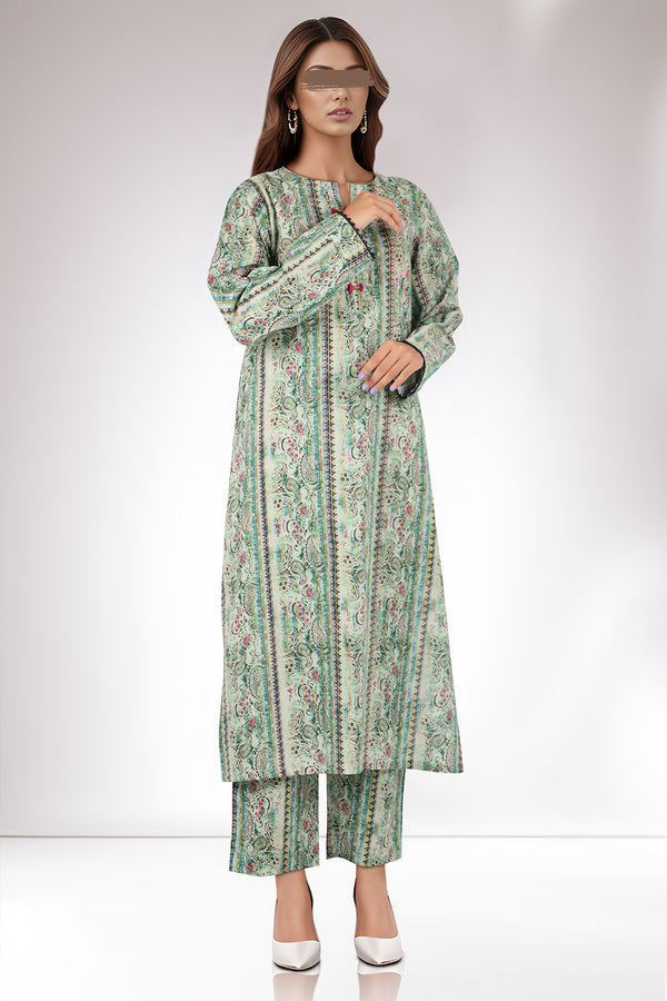 Printed Lawn Stitched 2 Piece (Shirt/Trouser)