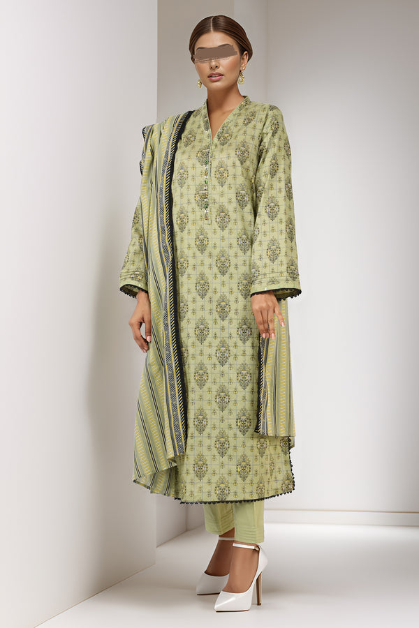 Printed Lawn Stitched 3 Piece