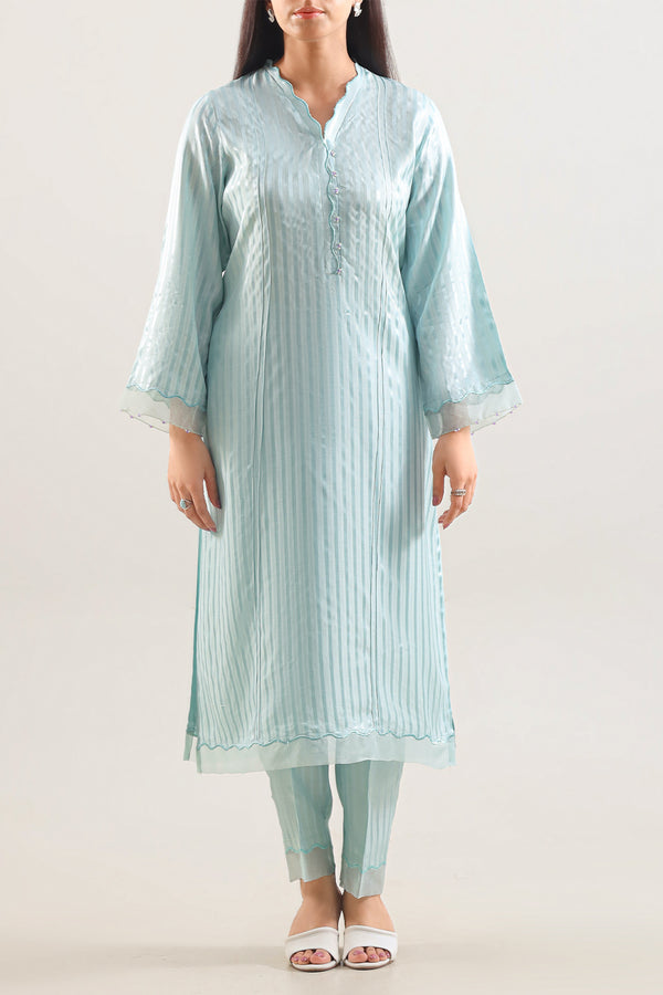 Luxury Pret Zari Mesuri Stitched Shirt