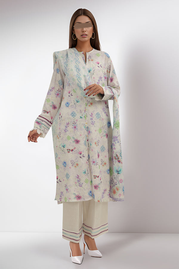 Jacquard Cotton Stitched Shirt