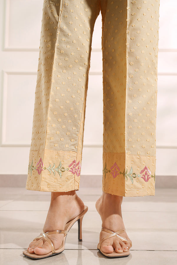 Embroidered Reserve Jacquard Pants