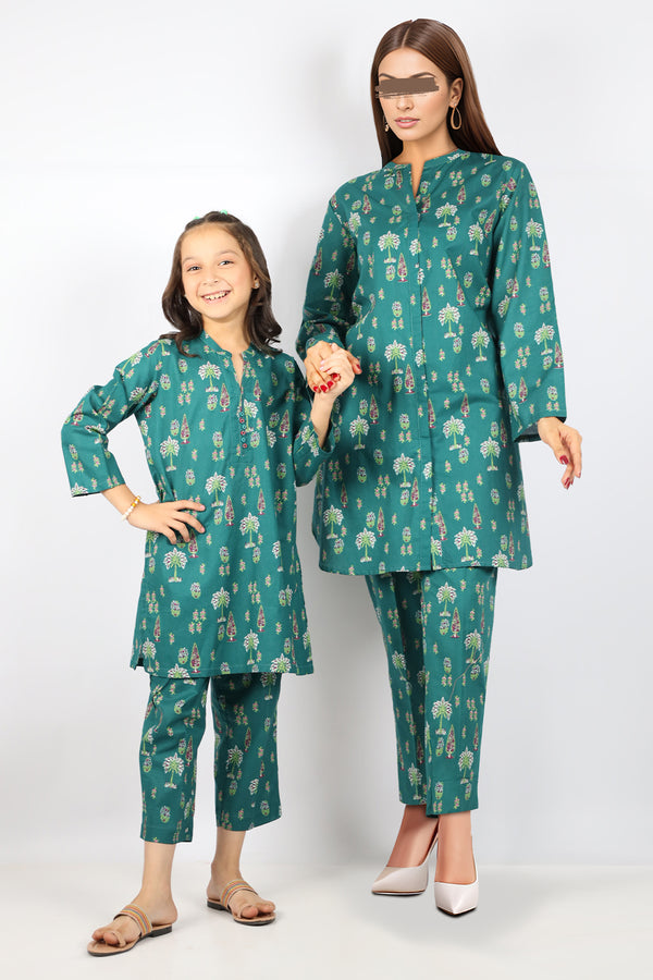 SAYA's Printed Lawn Stitched For Mom And Daughter