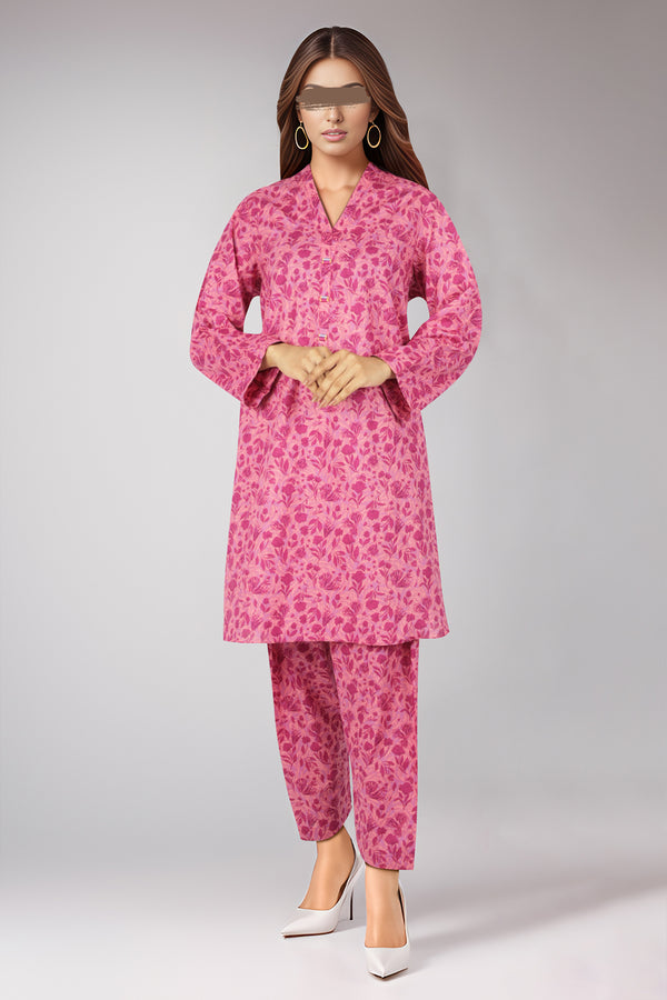 Printed Lawn Stitched/Unstitched 2 Piece (Shirt/Trouser)