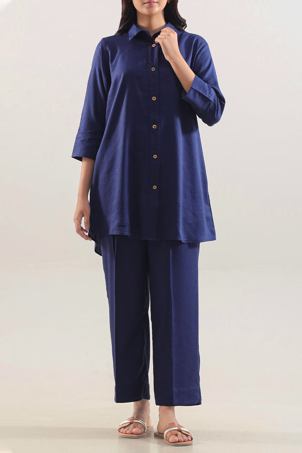 Cotton Jacquard Stitched 2 Piece (Shirt/Trouser)