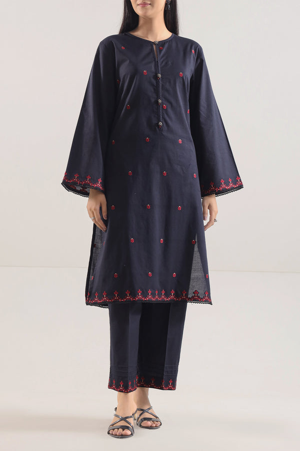 Cotton Jacquard Stitched 2 Piece (Shirt/Trouser)