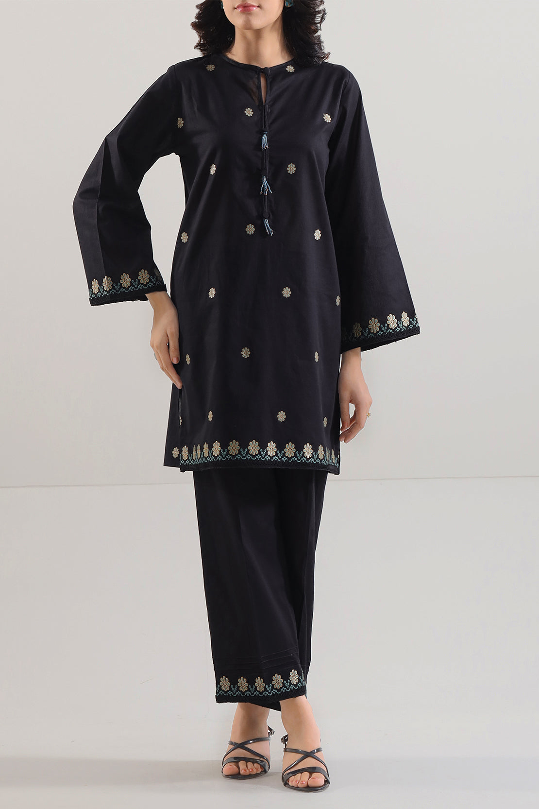 Cotton Jacquard Stitched 2 Piece (Shirt/Trouser) – SAYA
