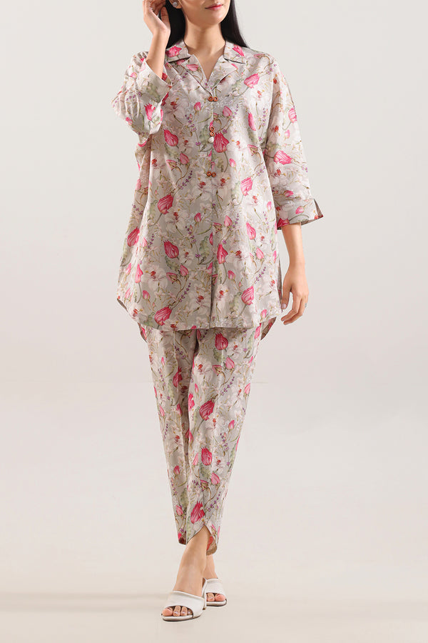 Printed Lawn Stitched 2 Piece (Shirt/Trouser)