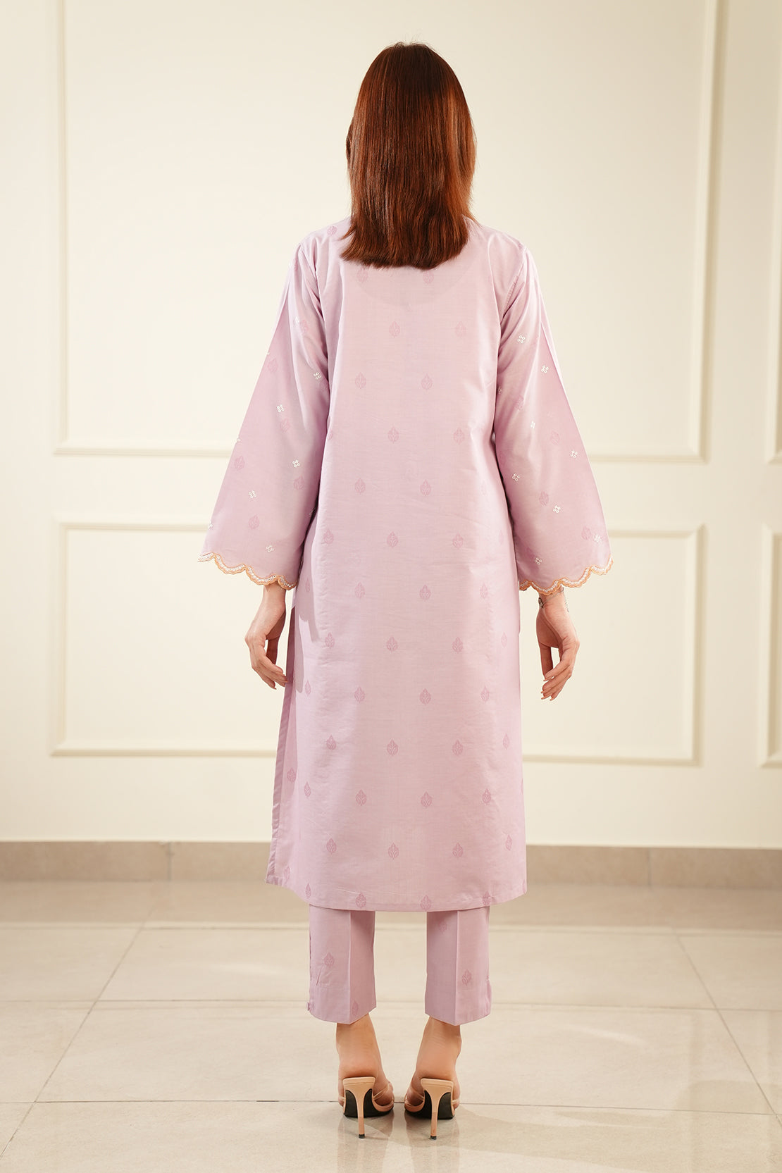 Embroidered Cotton Jacquard Stitched 2 Piece (Shirt/Trouser) – SAYA