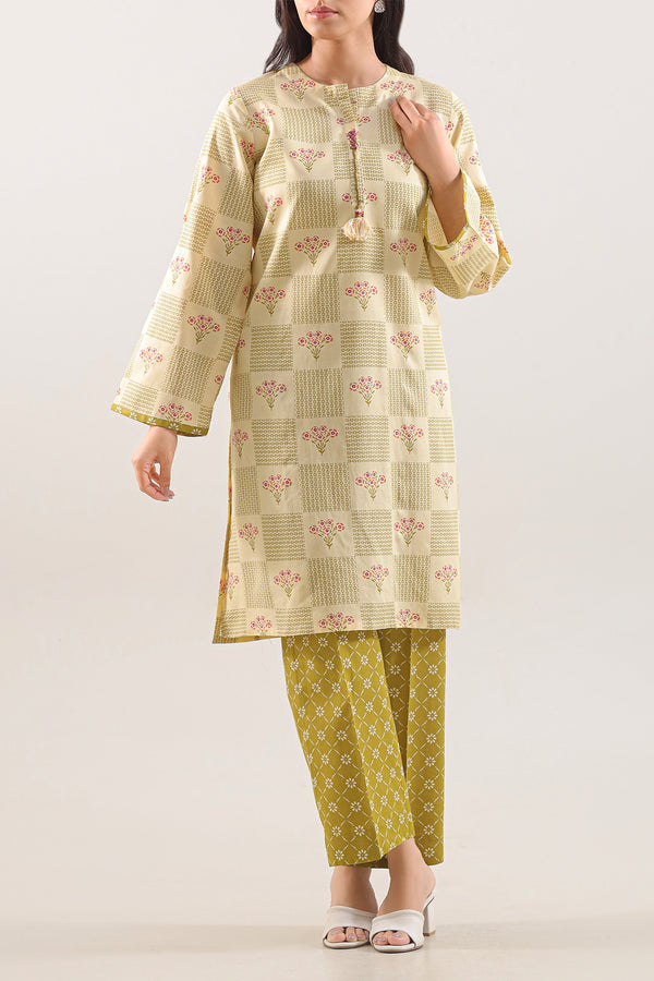 Printed Lawn Stitched 2 Piece (Shirt/Trouser)