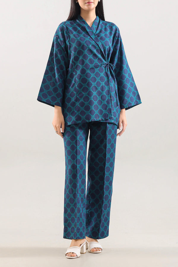 Printed Warm Khaddar Stitched 2 Piece (Shirt/Trouser)