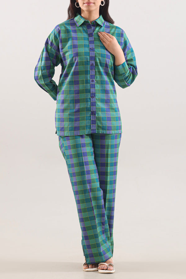 Printed Khaddar Stitched 2 Piece (Shirt/Trouser)